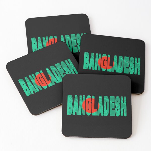 Item preview, BANGLADESH - Flag Flying in Wind cut to Letters Souvenir Sticker Shirt designed and sold by Adam Gormley.
