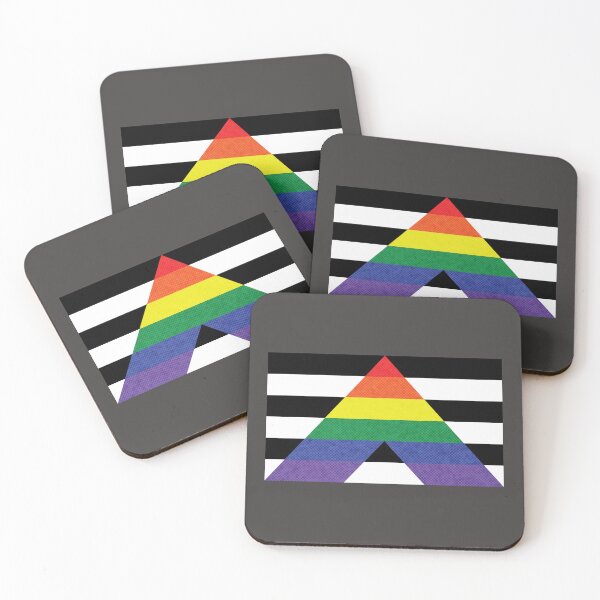 Item preview, Retro Straight Ally Gay Pride Flag designed and sold by TackyTime.