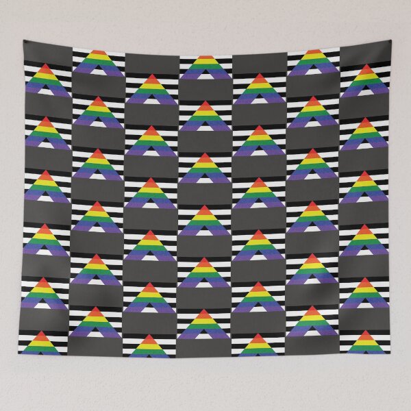 Item preview, Retro Straight Ally Gay Pride Flag designed and sold by TackyTime.