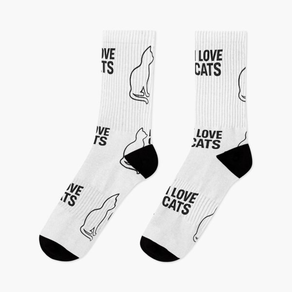 Item preview, Me encantan los gatos: diseño minimalista con frase para amantes de los gatos designed and sold by StyleLap.