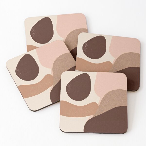 Item preview, Midnight Mocha & Deep Umber Organic Earth Abstract designed and sold by Cozyartsss.