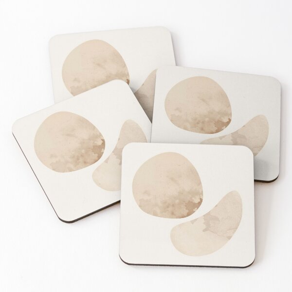Item preview, Minimalist Botanical Line Art on Sandstone Organic Shapes designed and sold by Cozyartsss.