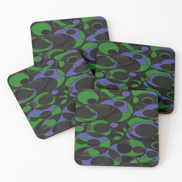 Item preview, circle heaven black light blend colorful abstract design designed and sold by SmashingDeals.