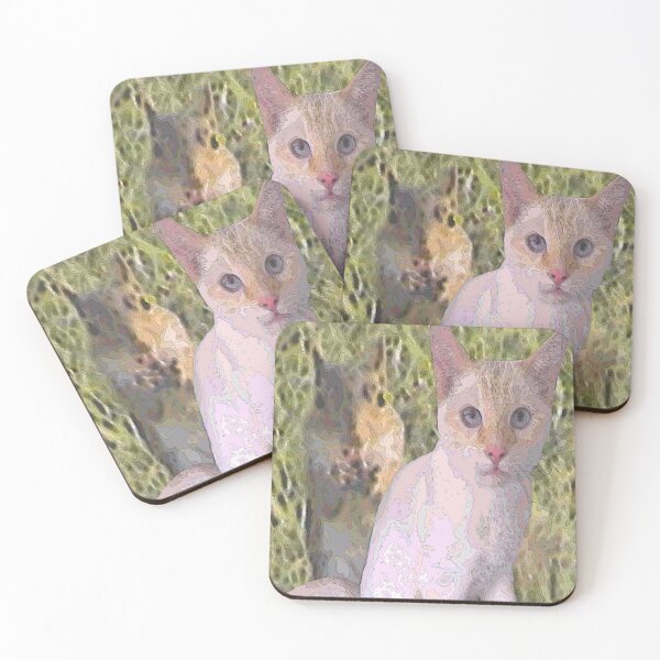 Item preview, A Squirrel and A Cat Contoured Art Design designed and sold by kristalcurt.