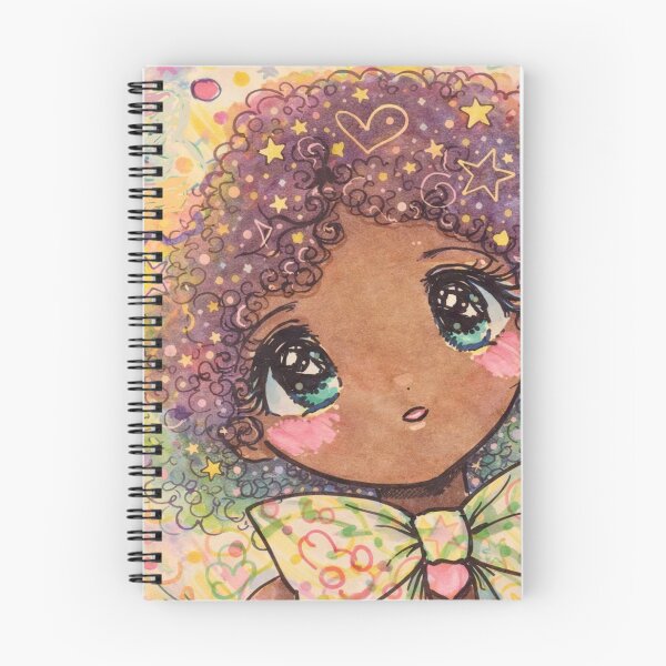 Item preview, Whimsical Girl - Joyful Folk Art Illustration  designed and sold by Myra365Art.