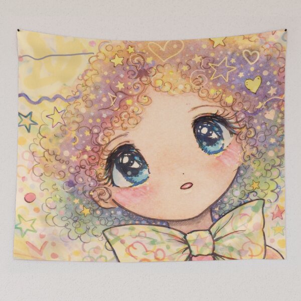 Item preview, Whimsical Girl - Joyful Folk Art Illustration  designed and sold by Myra365Art.