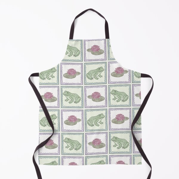Item preview, Frogs and Lily Stamp Pattern designed and sold by jshuphotography.
