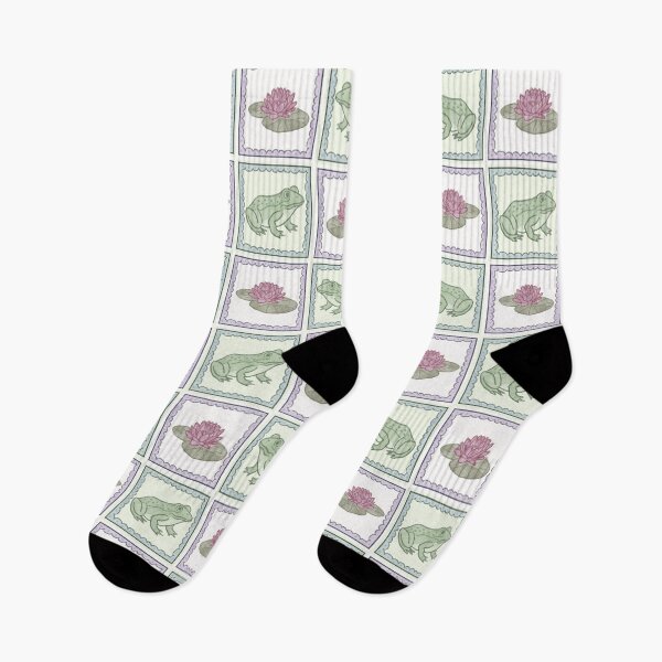 Item preview, Frogs and Lily Stamp Pattern designed and sold by jshuphotography.