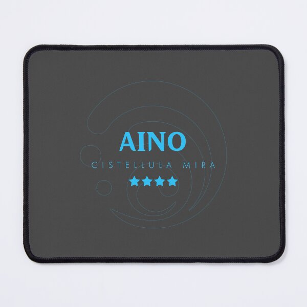 Item preview, Genshin Aino Nameplate designed and sold by NeonSunsetMedia.