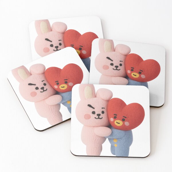Item preview, BT21 Taekook cooky and tata Bts — Cute BT21 Sticker designed and sold by Crazy-universe.