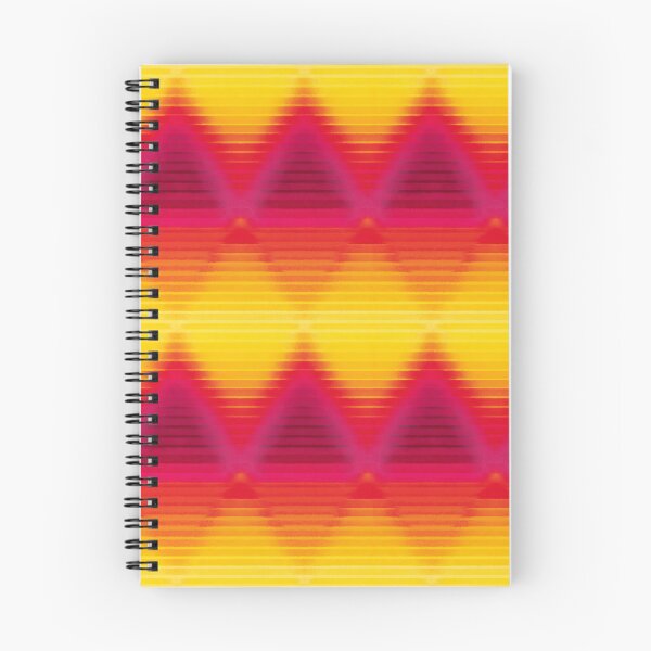 Item preview, Warm Mountain Sunset Scanlines Pattern designed and sold by bubblegoth.
