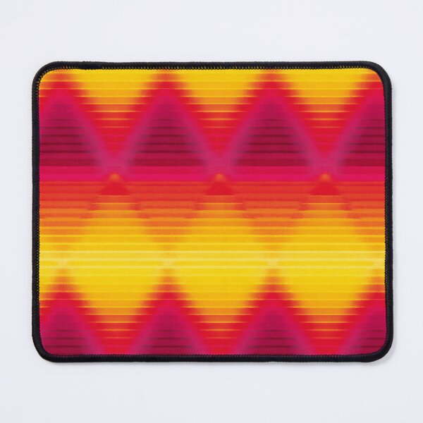 Item preview, Warm Mountain Sunset Scanlines Pattern designed and sold by bubblegoth.