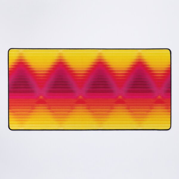 Item preview, Warm Mountain Sunset Scanlines Pattern designed and sold by bubblegoth.