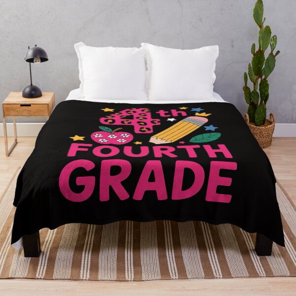 Item preview, Hello 4th Fourth Grade Back to School Teacher Pink Leopard designed and sold by HudsonErik.