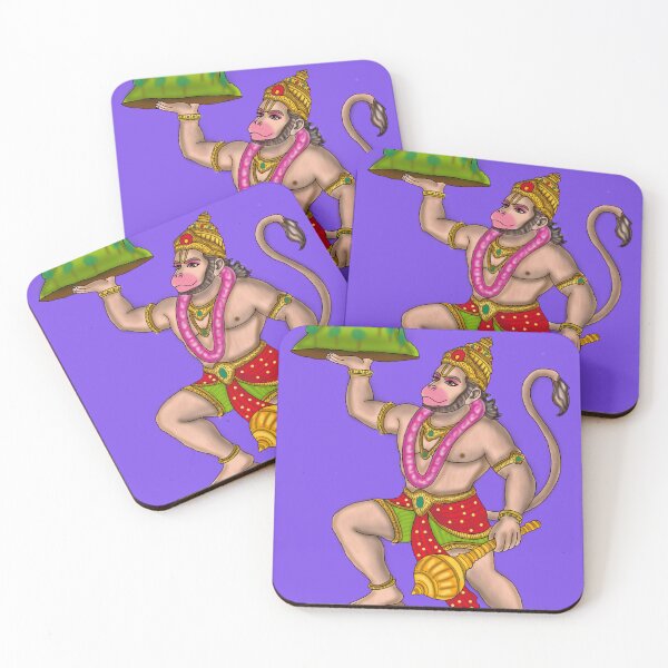 Item preview, Lord Hanuman Art – Powerful Hindu Monkey God Illustration designed and sold by Harshit_Digital_Arts.