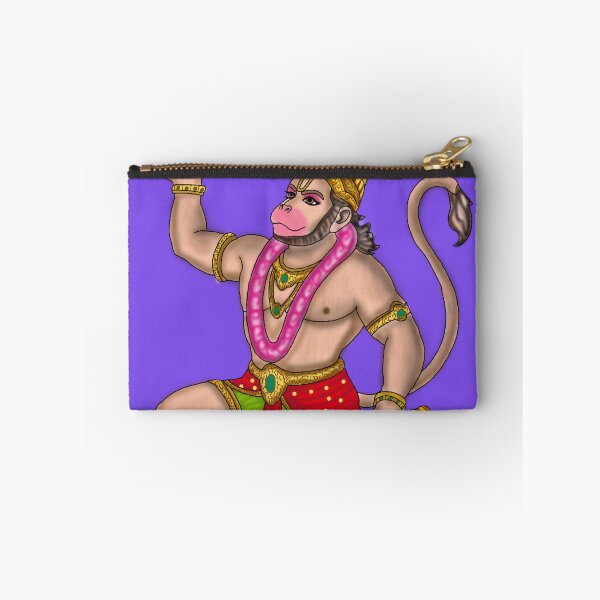 Item preview, Lord Hanuman Art – Powerful Hindu Monkey God Illustration designed and sold by Harshit_Digital_Arts.