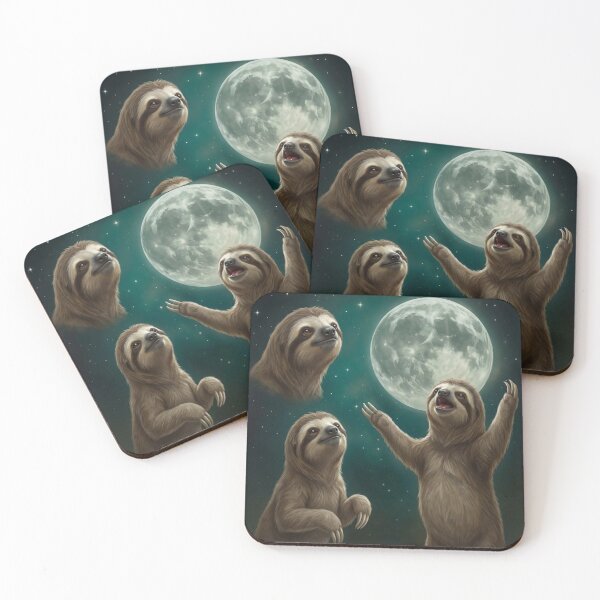 Item preview, Three Sloths Moon Meme Parody designed and sold by NosandEdgy.