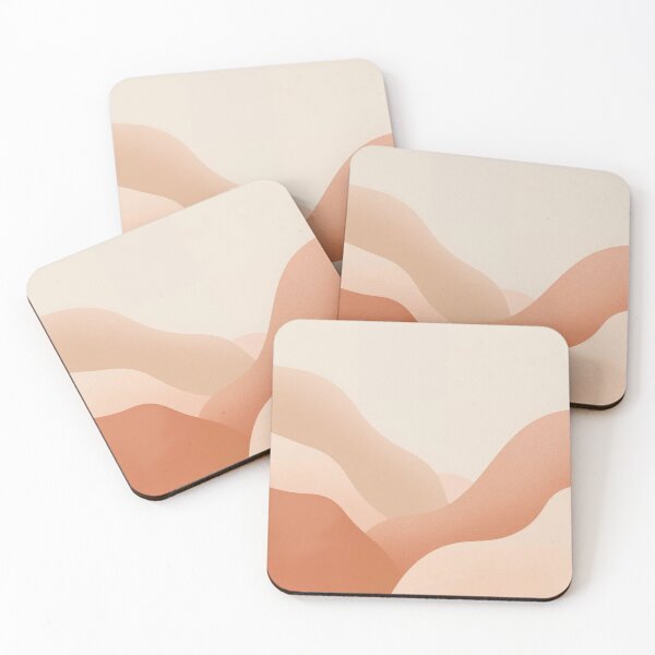 Item preview, Terracotta Desert Waves & Organic Sandstone Shapes designed and sold by Cozyartsss.