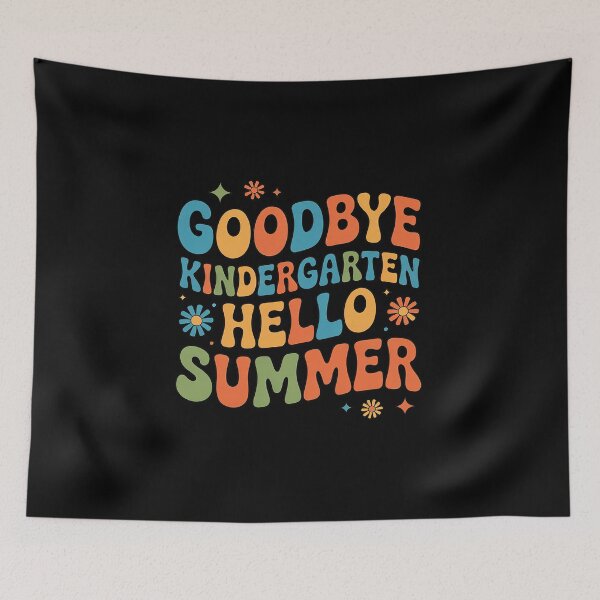 Item preview, Groovy Goodbye Kindergarten Hello Summer Last Day Of School designed and sold by LindseyKris.