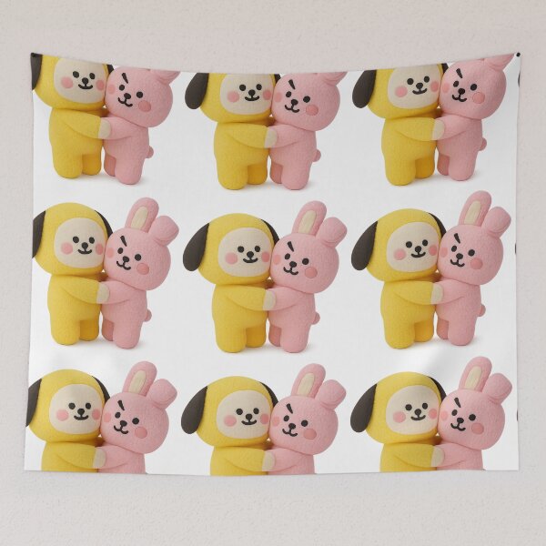 Artikelvorschau, BT21 Chimmy und Cooky BTS – Niedlicher BT21-Aufkleber entworfen und verkauft von Crazy-universe.