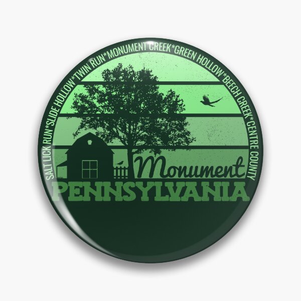 Item preview, Monument Pennsylvania Sunset Retro Vintage Local Pride Logo designed and sold by CRHPOD20.