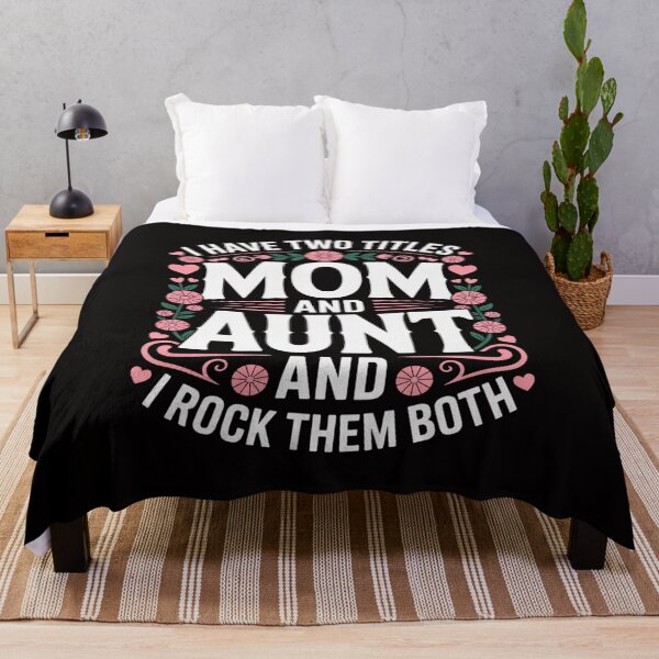 Item preview, I Have Two Titles Mom And Aunt Funny Floral Mother's Day designed and sold by HudsonErik.