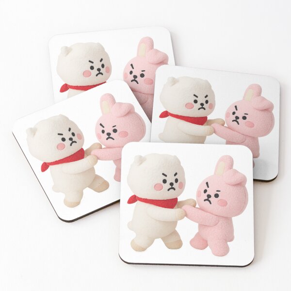 Item preview, BT21 RJ and cooky Bts — Cute BT21 Sticker designed and sold by Crazy-universe.