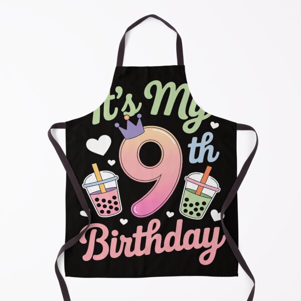 Item preview, It's My 9th Birthday Bubble Boba Tea Party 9 Year Old Girls designed and sold by HudsonErik.