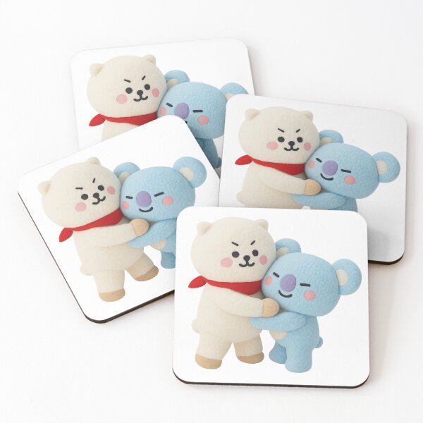 Item preview, BT21 RJ and Koya Bts — Cute BT21 Sticker designed and sold by Crazy-universe.
