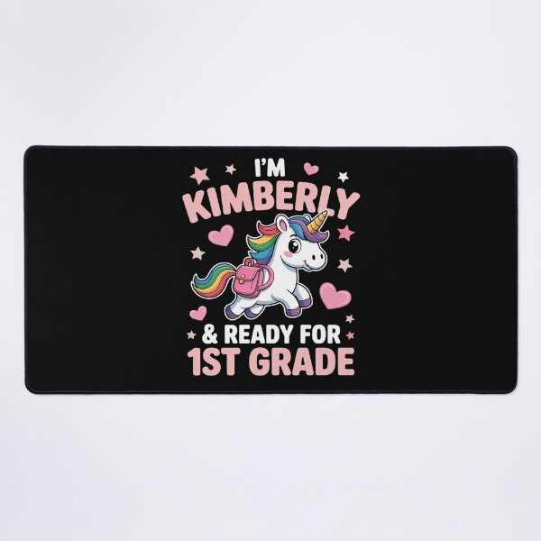 Item preview, Kids 1st Grader Unicorn I'm Kimberly and Ready for First Grade designed and sold by LindseyKris.