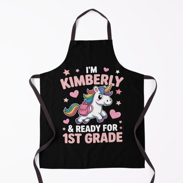 Item preview, Kids 1st Grader Unicorn I'm Kimberly and Ready for First Grade designed and sold by LindseyKris.