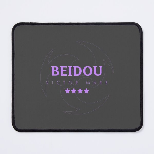 Item preview, Genshin Beidou Nameplate designed and sold by NeonSunsetMedia.