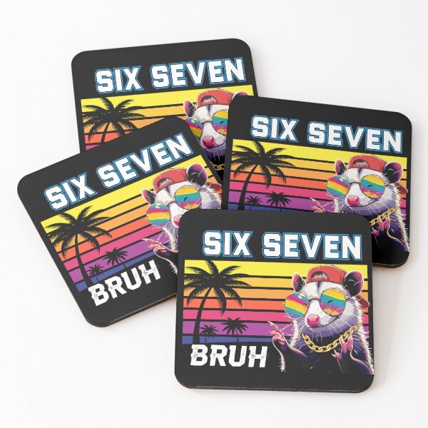 Item preview, Retro Cool Possum 67 Six Seven Bruh Tee designed and sold by LashondaGreen89.