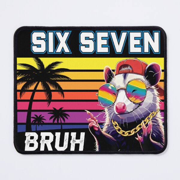 Item preview, Retro Cool Possum 67 Six Seven Bruh Tee designed and sold by LashondaGreen89.