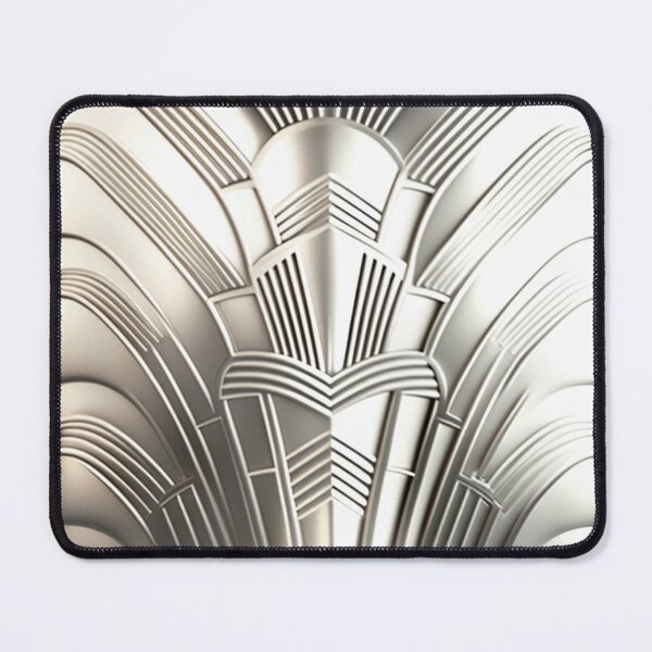 Item preview, ALL CHROME - Art Deco - PATTERN - Chrome  designed and sold by CleverCulture.