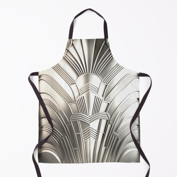 Item preview, ALL CHROME - Art Deco - PATTERN - Chrome  designed and sold by CleverCulture.