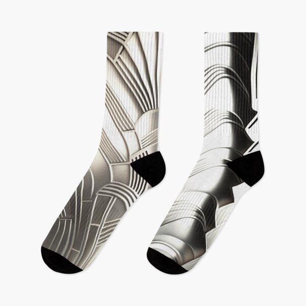 Item preview, ALL CHROME - Art Deco - PATTERN - Chrome  designed and sold by CleverCulture.