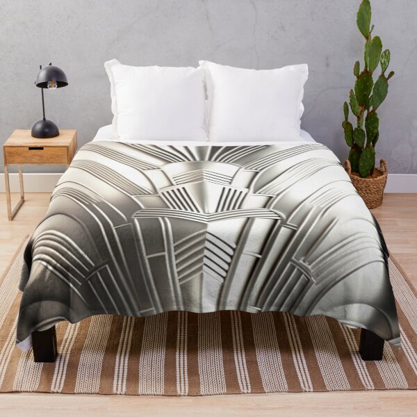 Item preview, ALL CHROME - Art Deco - PATTERN - Chrome  designed and sold by CleverCulture.