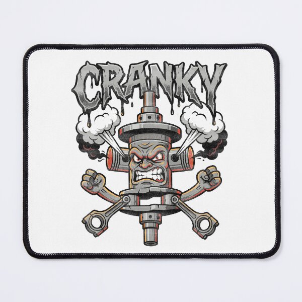 Item preview, Cranky Piston Face Mechanical Rage Art designed and sold by Artist's Fingerprint.