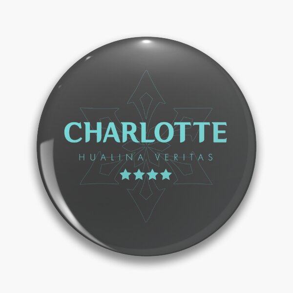 Item preview, Genshin Charlotte Nameplate designed and sold by NeonSunsetMedia.