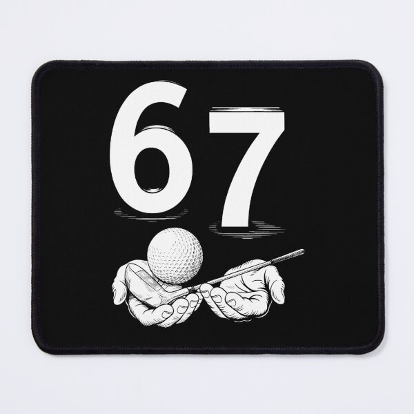 Item preview, Golf Score 67 Six Seven Graphic T-Shirt Design designed and sold by LashondaGreen89.