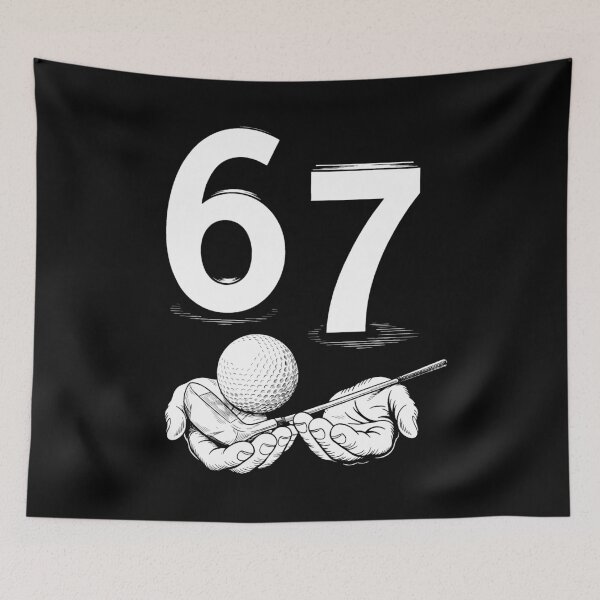 Item preview, Golf Score 67 Six Seven Graphic T-Shirt Design designed and sold by LashondaGreen89.