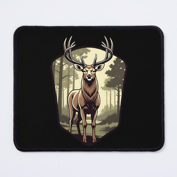 Item preview, Forest Anthem Stag Crest designed and sold by Clauxel.