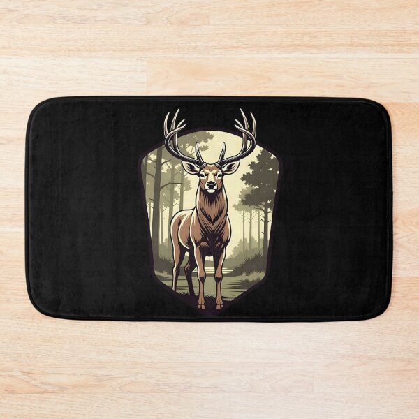 Item preview, Forest Anthem Stag Crest designed and sold by Clauxel.