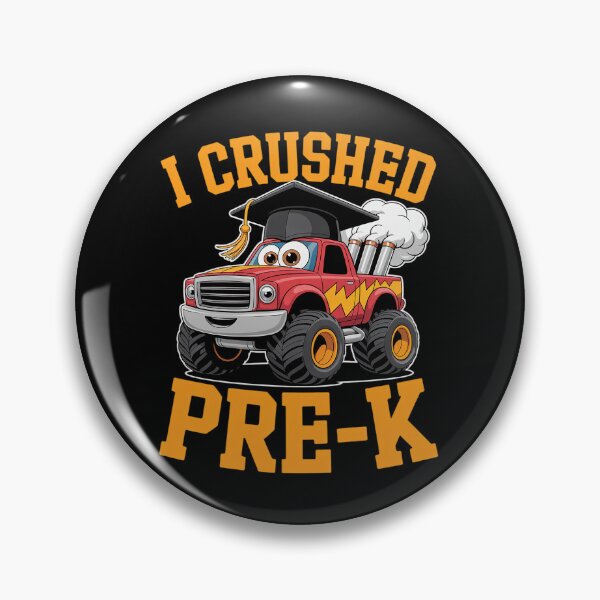 Item preview, I Crushed Pre-K Monster Truck Graduation Last Day of School designed and sold by LindseyKris.