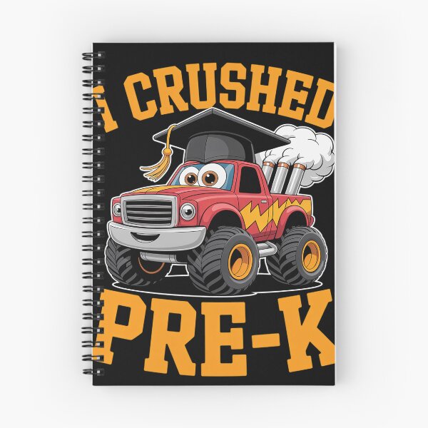 Item preview, I Crushed Pre-K Monster Truck Graduation Last Day of School designed and sold by LindseyKris.