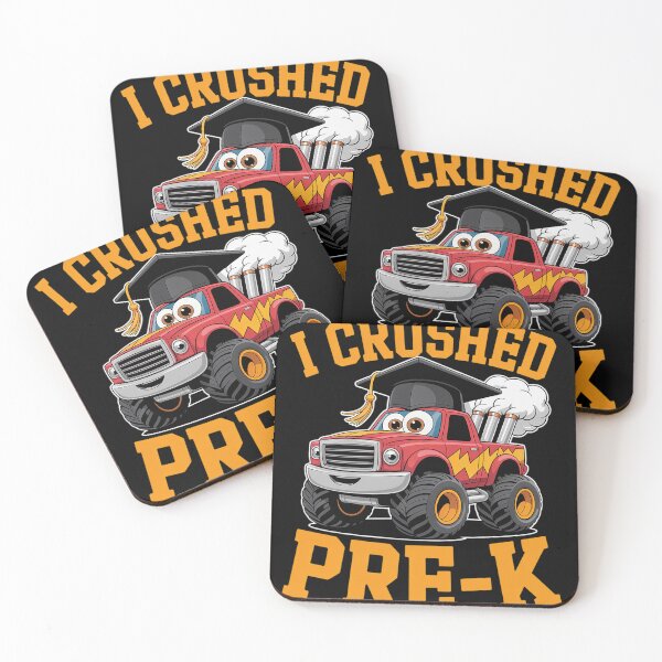 Item preview, I Crushed Pre-K Monster Truck Graduation Last Day of School designed and sold by LindseyKris.