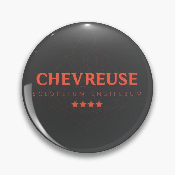 Item preview, Genshin Chevreuse Nameplate designed and sold by NeonSunsetMedia.