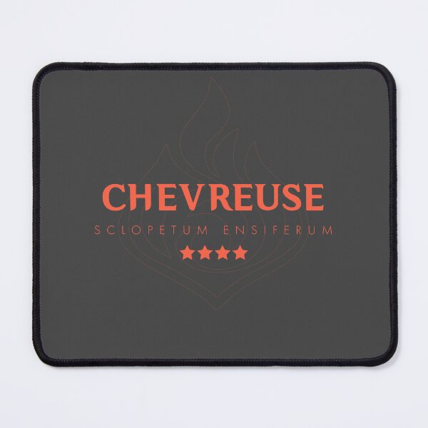 Item preview, Genshin Chevreuse Nameplate designed and sold by NeonSunsetMedia.