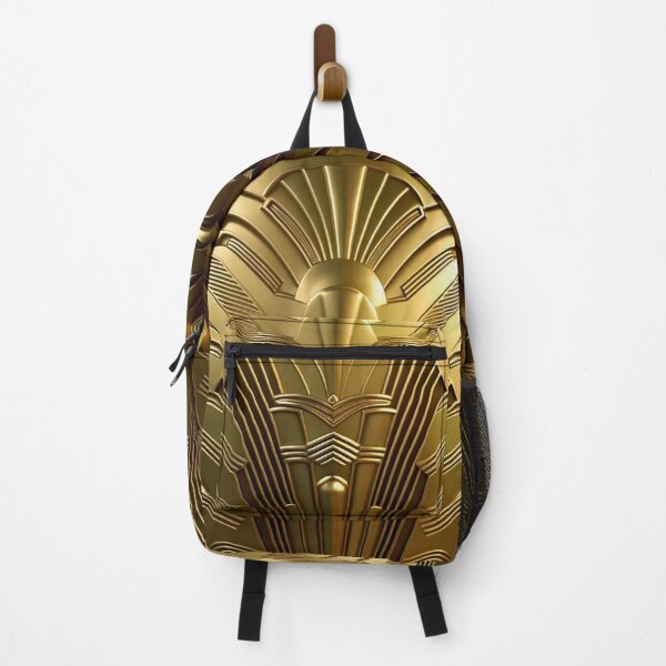 Item preview, ALL CHROME - Art Deco - PATTERN - GOLD/Brass designed and sold by CleverCulture.
